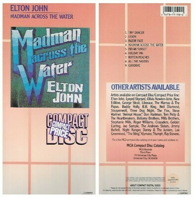 John, Elton / Madman Across the Water | MCA 31190 | 1971