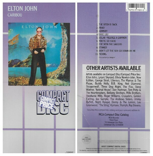 John, Elton / Caribou | MCA 31189 | 1974