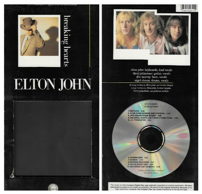 John, Elton / Breaking Hearts | Geffen 24031 | June 1984