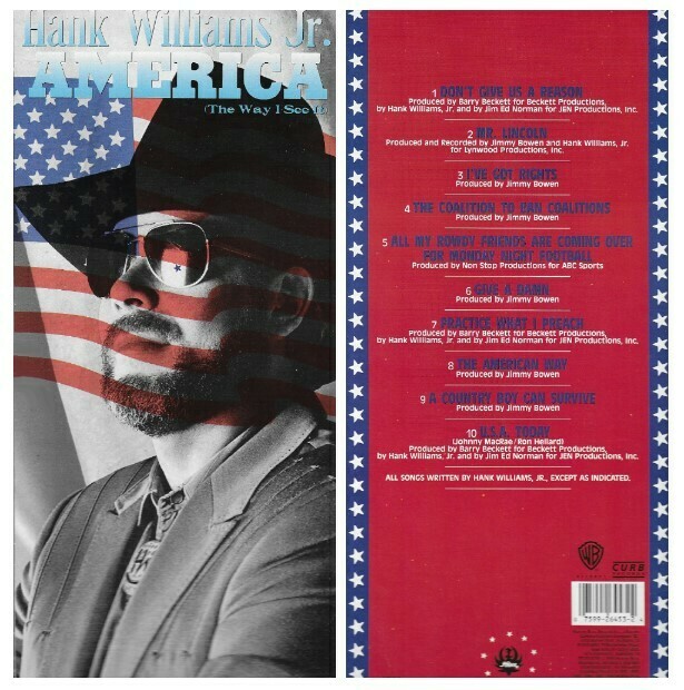 Williams, Hank (Jr.) / America (The Way I See It) | Warner-Curb 26453 | October 1990