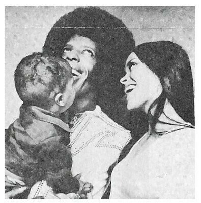 Sly + The Family Stone / Sly with Wife and Child, Small Talk Era | Magazine Photo | 1970s