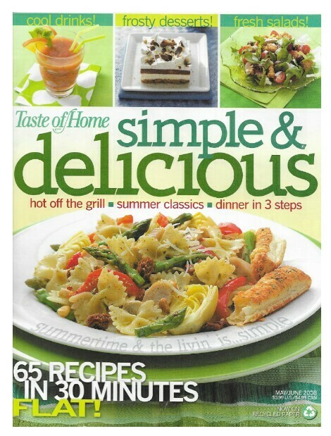 Simple + Delicious / 65 Recipes in 30 Minutes Flat! | May-June 2008