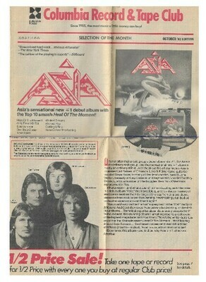 Columbia Record + Tape Club / Asia | Catalog | October 1982