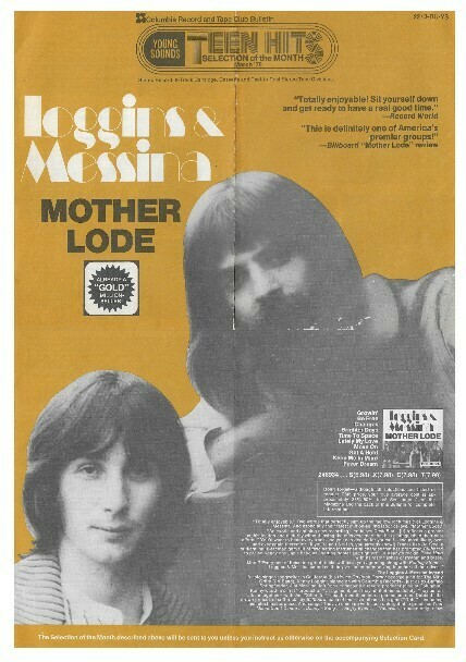 Loggins + Messina / Mother Lode | Magazine Ad | March 1975