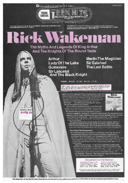 Wakeman, Rick / The Myths and Legends of King Arthur | Magazine Ad | August 1975
