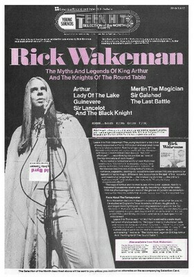 Wakeman, Rick / The Myths and Legends of King Arthur | Magazine Ad | August 1975