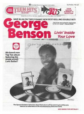 Benson, George / Livin&#39; Inside Your Love | Magazine Ad | Summer 1979
