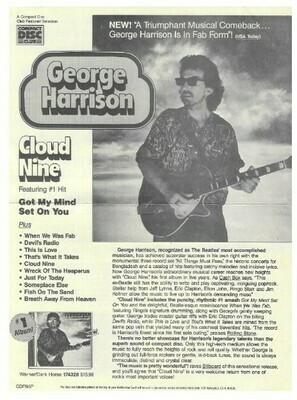 Harrison, George / Cloud Nine / 1988