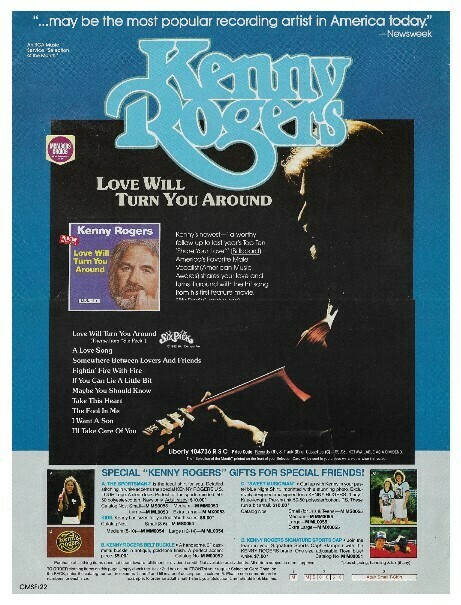 Rogers, Kenny / Love Will Turn You Around | Magazine Ad | 1982