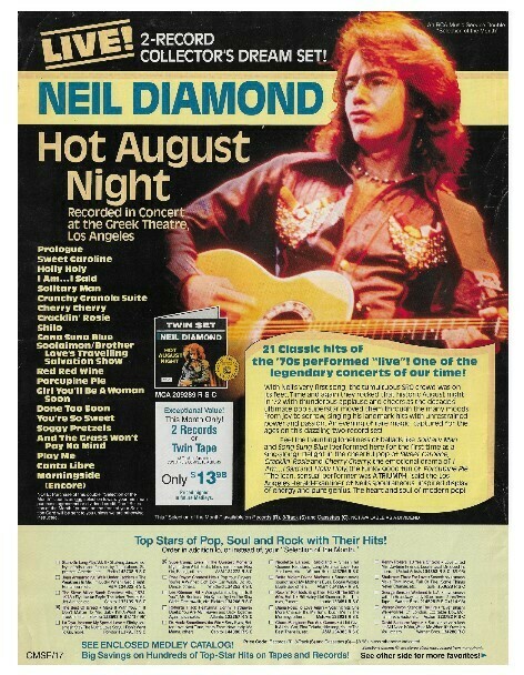 Diamond, Neil / Hot August Night (1981)