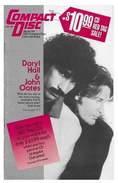 Compact Disc / Hall + Oates | Fall 1988