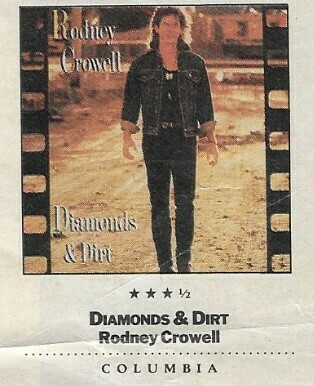Crowell, Rodney / Diamonds + Dirt | Magazine Review | 1988