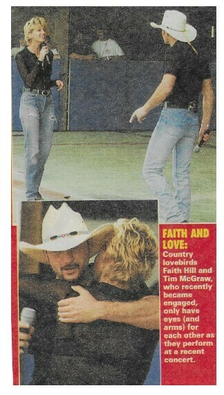 Hill, Faith (+ Tim McGraw) / Faith and Love | 2 Magazine Photos | August 1996