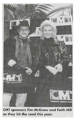 Hill, Faith / CMT Sponsors | Magazine Photo | with Tim McGraw | July 1996