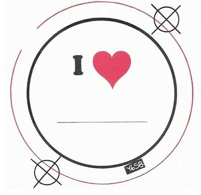 Badge-A-Minit / I Love | Ready-Made Button Design