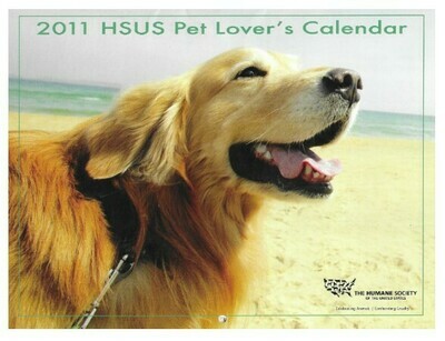 Humane Society, The / 2011 HSUS Pet Lover's Calendar
