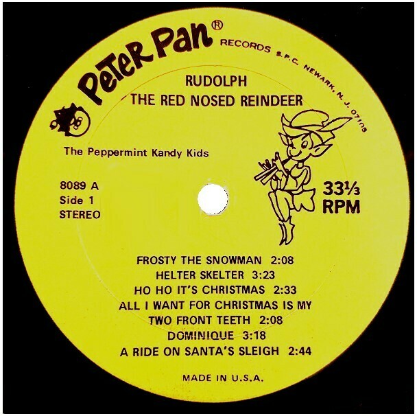 Peppermint Kandy Kids, The / Rudolph the Red Nosed Reindeer | Peter Pan 8089 | Album (12&quot; Record) | 1972