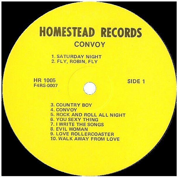 Uncredited Artists / Convoy | Homestead HR-1005 | Album (12&quot; Record) | 1975