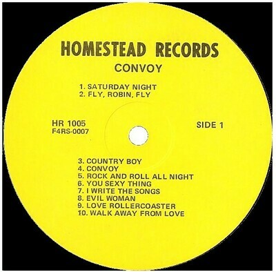Uncredited Artists / Convoy | Homestead HR-1005 | Album (12&quot; Record) | 1975