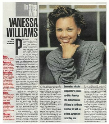 Williams, Vanessa / In Step with Vanessa Williams | December 1995