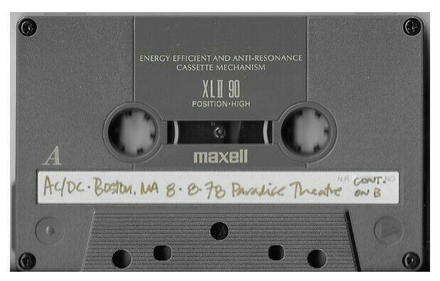 AC/DC / Boston, MA (Paradise Theater) | August 21, 1978 | with Boston Bonus