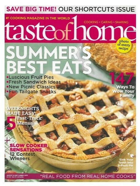 Taste of Home / Summer&#39;s Best Eats | August-September 2010