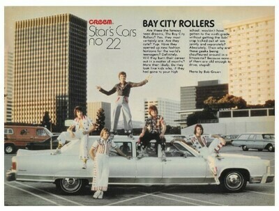 Bay City Rollers / Creem Star's Cars No. 22 | Magazine Photo | December 1976