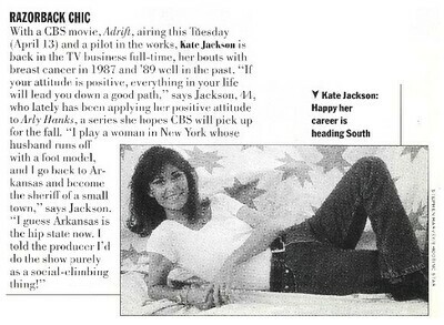 Jackson, Kate / Razorback Chic | Magazine Article | April 1993