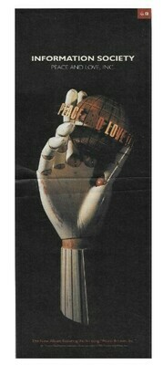 Information Society / Peace and Love, Inc. | Magazine Ad | 1992