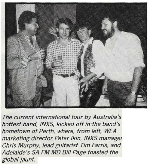 INXS / Current International Tour | Magazine Photo | November 1985