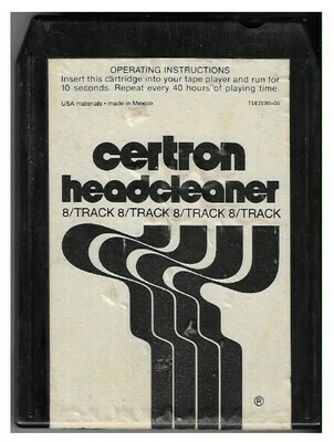 Certron / 8-Track Headcleaner | Head Cleaner | Cat. No. 7182100-00