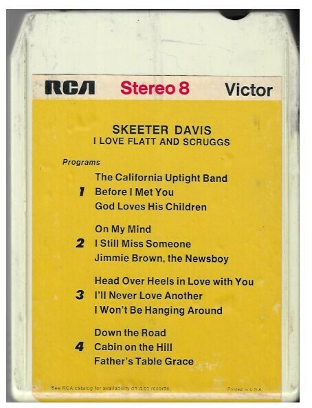 Davis, Skeeter / I Love Flatt and Scruggs | RCA Victor P8S-1447 | August 1968