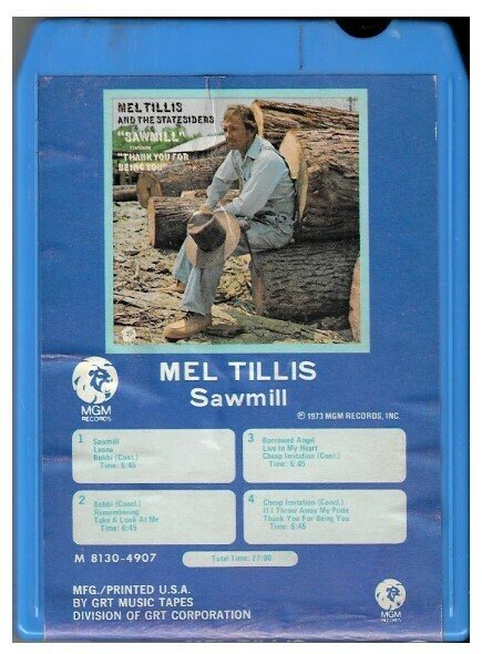 Tillis, Mel / Sawmill | MGM M 8130-4907 | August 1973