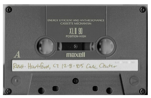 Rush / Hartford, CT (Civic Center) | December 8, 1985