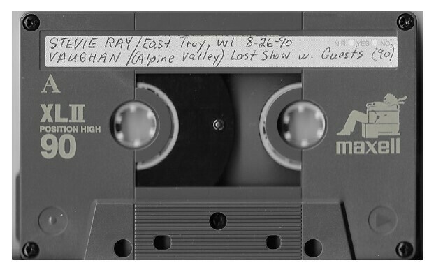 Vaughan, Stevie Ray / East Troy, WI (Alpine Valley) | August 26, 1990 | Last Show