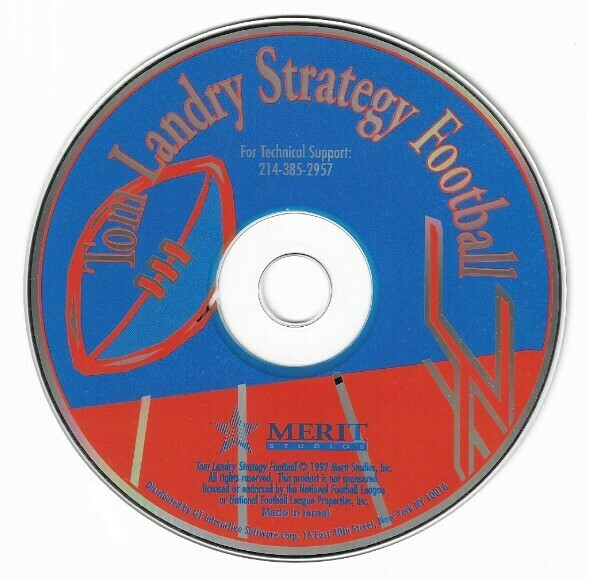 Merit Studios / Tom Landry Strategy Football | CD-Rom | 1992