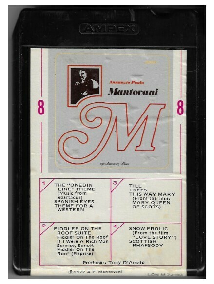 Mantovani / Annunzio Paolo Mantovani - 25th Anniversary Album | London M-72193 | 1972