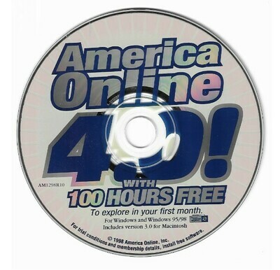 America Online / Version 4.0 | 100 Hours Free | 1998