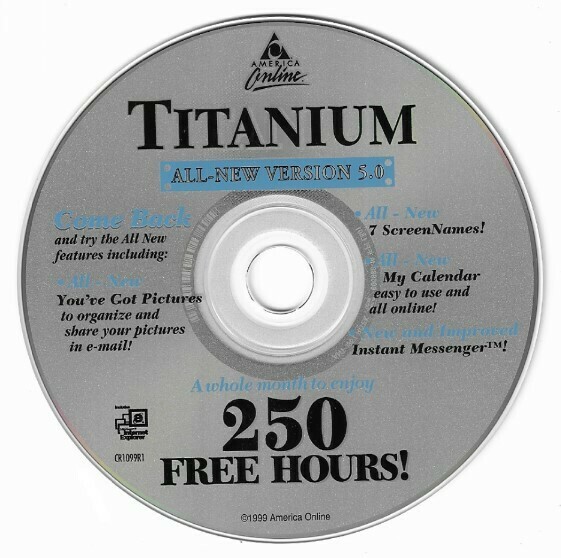 America Online / Version 5.0 | Titanium | 1999