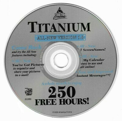 America Online / Version 5.0 | Titanium | 1999