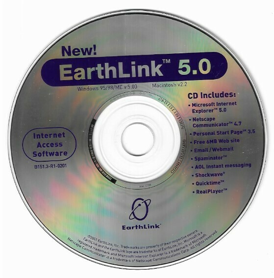 EarthLink / Version 5.0 - New! | 2001