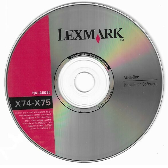 Lexmark / All In One - X74-X75 | Installation Software | 2002