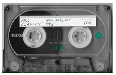 Clapton, Eric / New York, NY (Bottom Line) | October 11, 1988