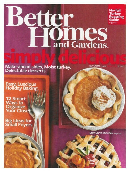 Better Homes and Gardens / Simply Delicious | November 2009