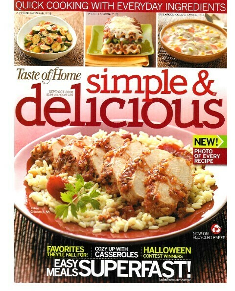 Simple + Delicious / Easy Meals Superfast! | September-October 2008