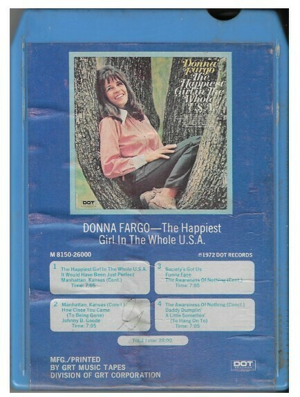 Fargo, Donna / The Happiest Girl in the Whole U.S.A. | Dot M 8150-26000 | May 1972