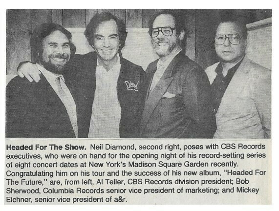 Diamond, Neil / Headed For the Show | Magazine Photo | September 1986