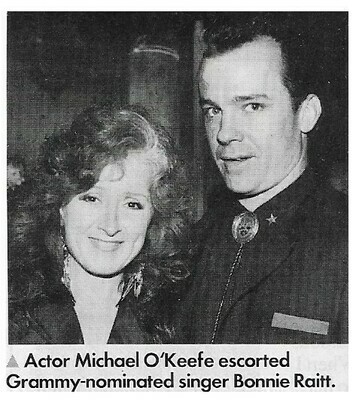 Raitt, Bonnie / Actor Michael O&#39;Keefe Escorted Grammy-Nominated Singer | Magazine Photo | 1991