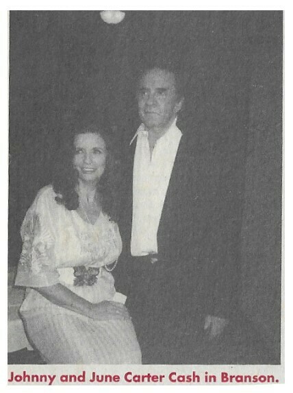 Cash, Johnny / Johnny Cash and June Carter Cash in Branson | Magazine Photo | 1994
