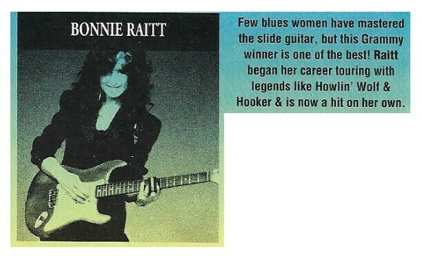 Raitt, Bonnie / Few Blues Women... | Magazine Photo